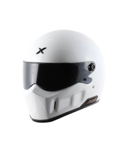 White cheap retro helmet