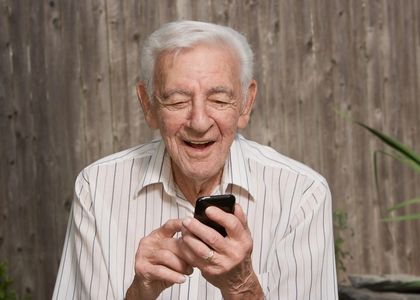 old man on the phone
Seniors getting a phone call
loneliness and isolating seniors
senior check ins