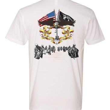 POW MIA, Military clothes, Veteran Owned Business, flag, Support Our Troops, Denver, Colorado, Shirt