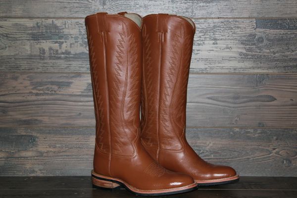 hair on hide cowboy boots