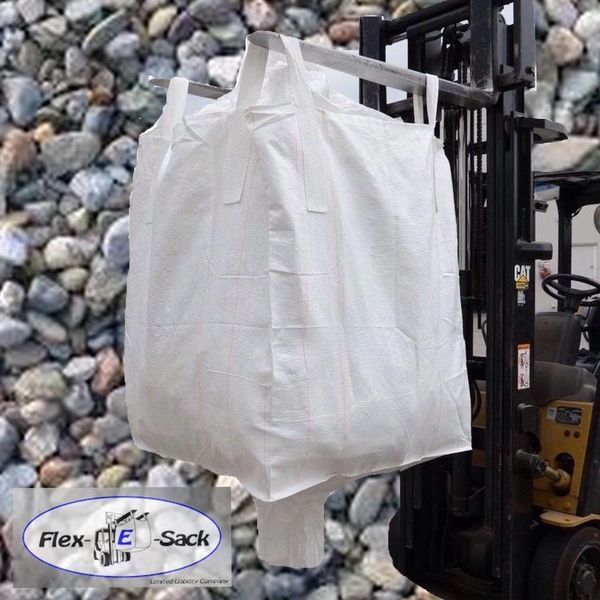 Flexible Shipping New Bulk bag 35x35x43 FIBC Sack Ton bag 3000LB SWL