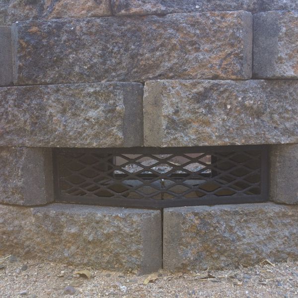 Phoenix Paver Mesa Wall Fire Pit Vent Fire Pit Vents Llc