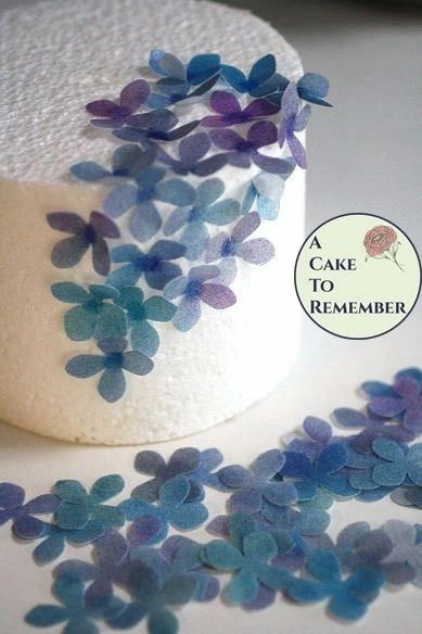 Wafer Paper Flower Cake