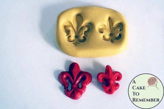 Fleur De Lis Polymer Clay Mold #MD1065