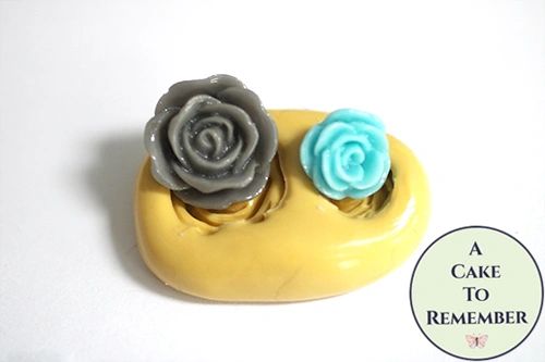 Mini rose set fondant mold mm008