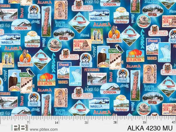 All Over Alaska ALKA 4230 by P&B Textiles