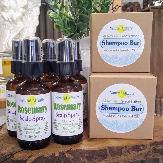 Rosemary Scalp Spray and Shampoo Bar combo