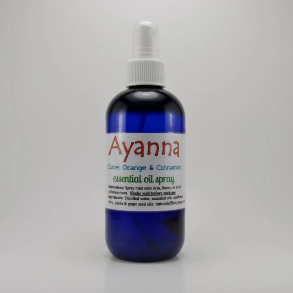 Ayanna Orange, Clove & Cinnamon Essential Oil Spray 8oz