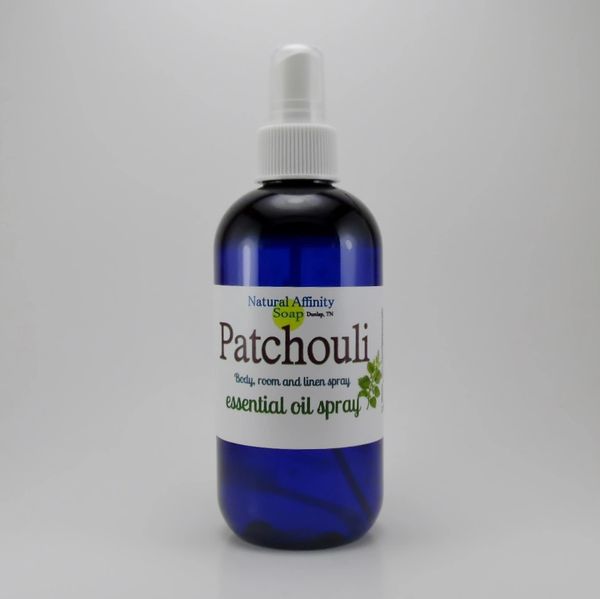 Pathouli Body, Linen & Room Essential Oil Spray. 8oz