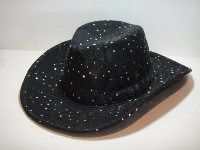 Black Sparkle Cowboy Hat