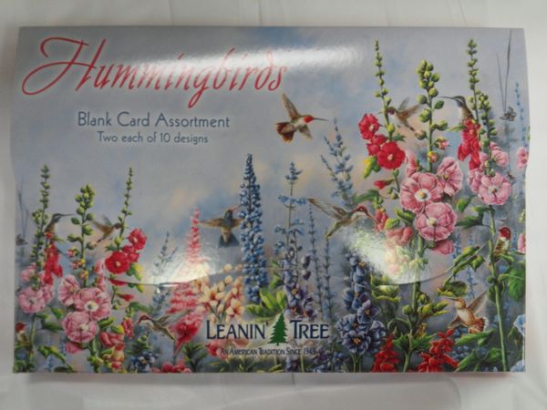Hummingbirds Assorted Blank Greeting Cards