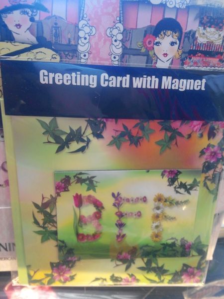 BFF Birthday Card with Magnet #2672