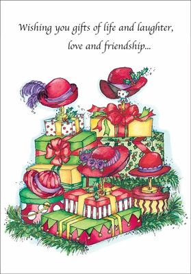 Red Hat Single Christmas Card
