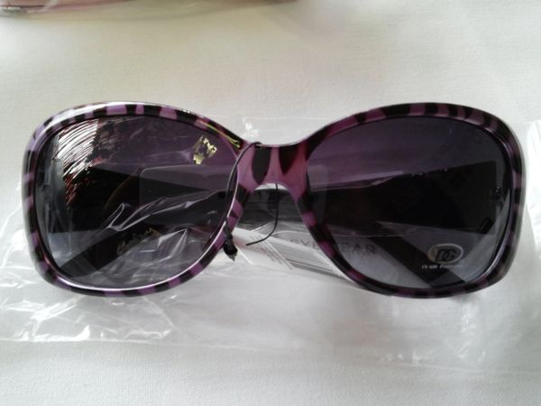 Purple Animal Stripe Sunglasses