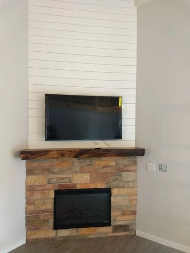 Black Walnut Live Edge Mantle