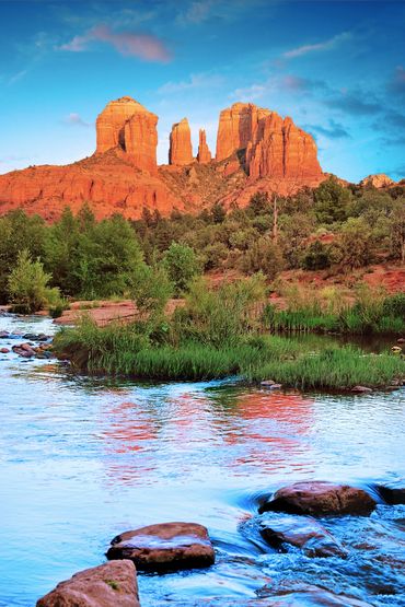 "Sunset at Red Rock Crossing", Sedona, AZ