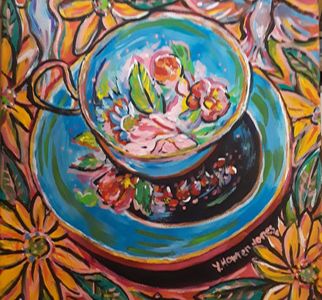 Painting High Tea Yolanda Howren New Mexico