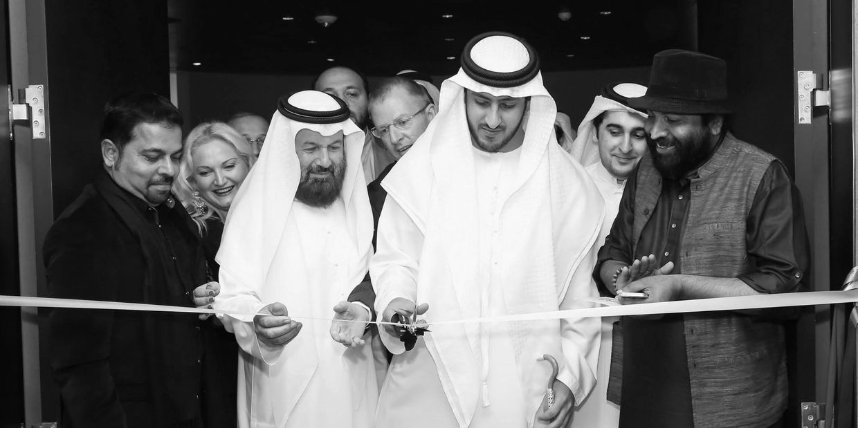 Art Uae Inaugurated by HH Sheikh Theyab Al Nehayan at Burj Khalifa