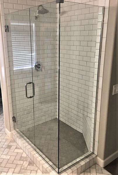 Series 90 Corner Stall Frameless Shower Enclosure