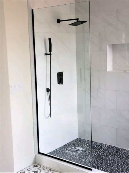 FRAMELESS NEO ANGLE CORNER SHOWER ENCLOSURE PHOENIX AZ, Pinnacle Shower  Doors