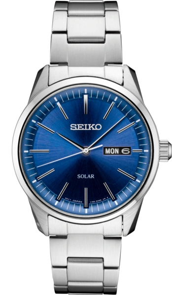 Seiko day store date solar