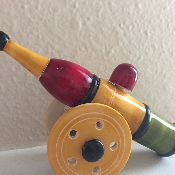 Colorful Wooden Cannon