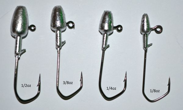 Shur-Set Darter Head Jigs 5pk (Select Weight) DH0 - Fishingurus