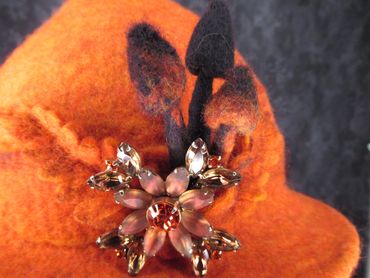 Fantasy Cosplay Unisex Hat Handfelted Wool Original  Fairy Hat  Funky 