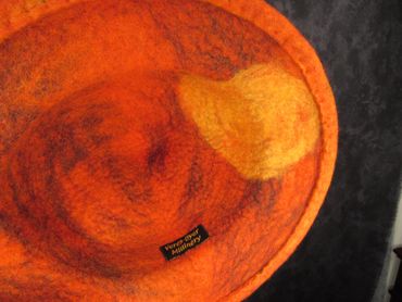 Fantasy Cosplay Unisex Hat Handfelted Wool Original  Fairy Hat  Funky 