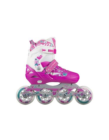 Patines semiprofesionales canariam, roller pink fucsia, bogota 