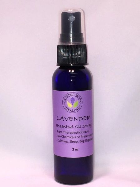 Crystal Rock Lavender Essential Oil Spray 2 Oz