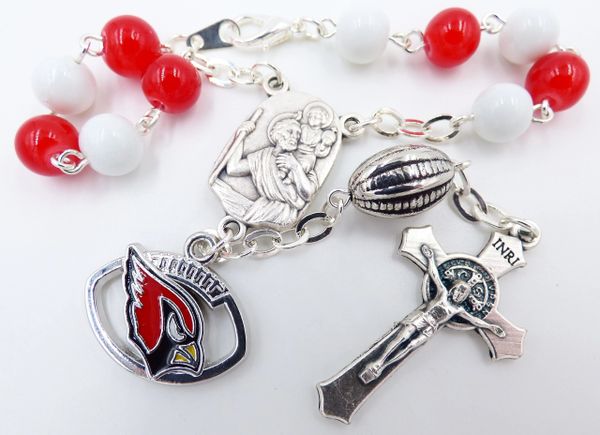 AUTO ROSARY - ST. LOUIS CARDINALS  Classic and Sports Team Catholic Rosary  Beads