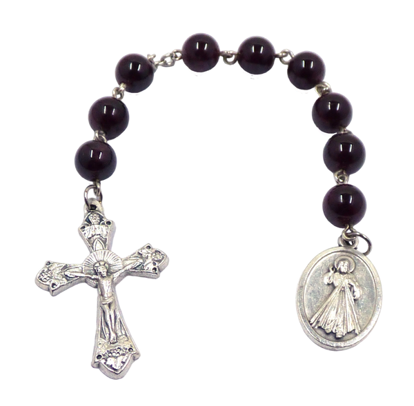 Divine Mercy Prayer Beads - Pocket-Sized 33-Bead Rosary - Unspoken Elements