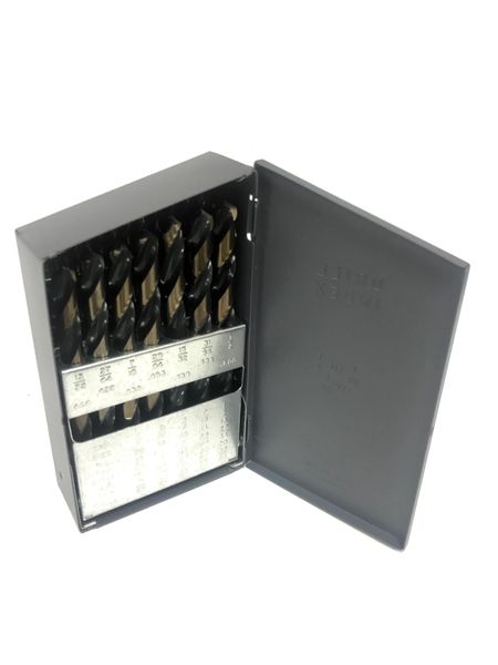 1/16"-1/2"x64ths 29 Piece Black & Gold Drill Bit Set, ATSKFD-29JSET