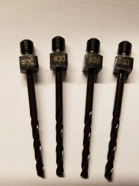 ATS10-230 #30 Long Threaded Cobalt Drill "HSS" Series