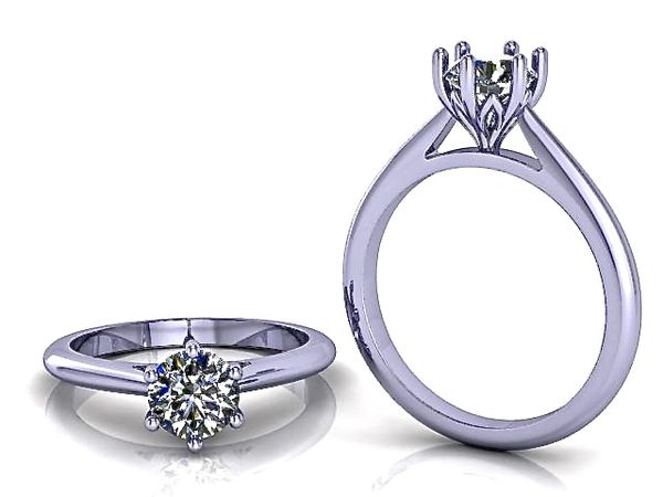 Alpha Princess Solitaire 0.74ct