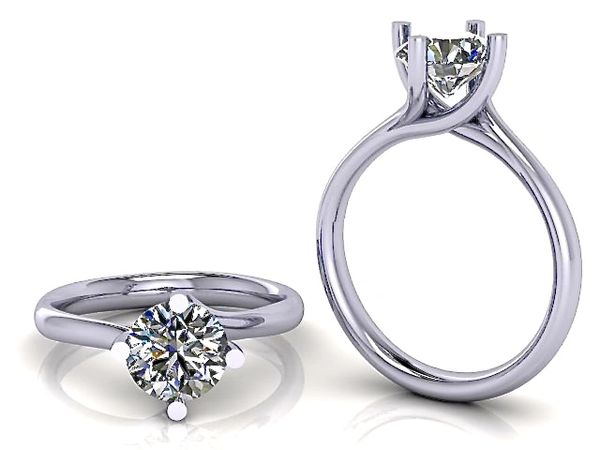 Alpha Dancer Solitaire, 0.98ct