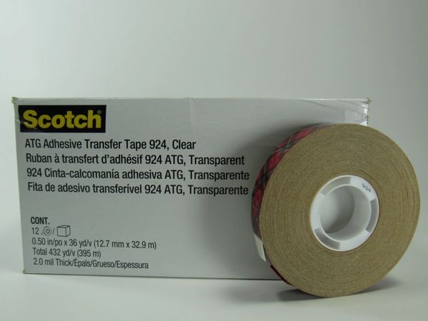 Scotch® ATG Adhesive Transfer Tape Acid Free 908, Gold, 3/4 in x 36 yd, 2  mil