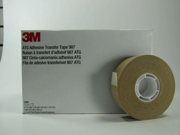 3M 987 .75" (3/4") x 36YD **carton of 12 rolls**