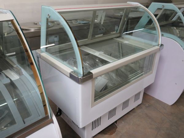 12 Pans Gelato Freezer Display Case 1.2BDQ