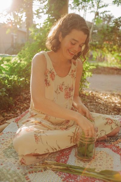 Megan Kelley Gardening Permaculture Sunlight Photo Girl Nature Woman