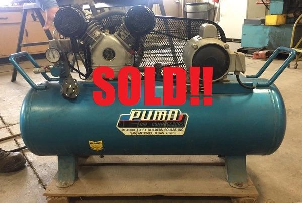 Puma Two-Stage 30 Gallon 3 HP Air Compressor