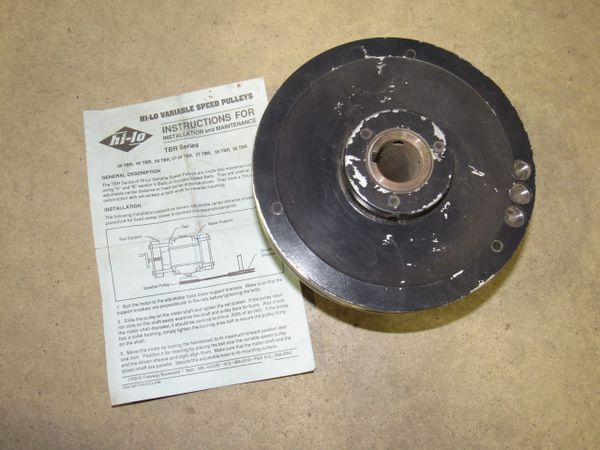 New Hi Lo M C Variable Speed Pulley P N 66tbr