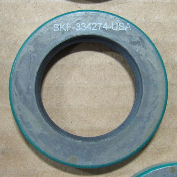 SKF Dual Lip with Spring Rotary Shaft Seal 15/16" ID, 21/4" OD (P/N 334274)