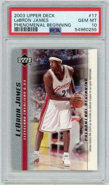 LeBron James 2022 2023 Hoops Series Mint Card #170