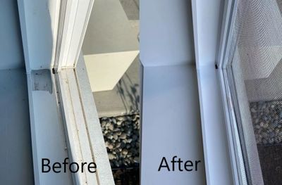 Window Frame Repair Before and After