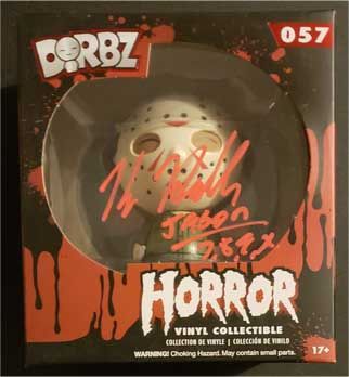 Jason Voorhees DORBZ, signed by Kane Hodder "Jason 7,8,9,X"