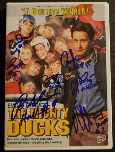 Autograph 8x10 Matt Doherty; Averman #4, Mighty Ducks