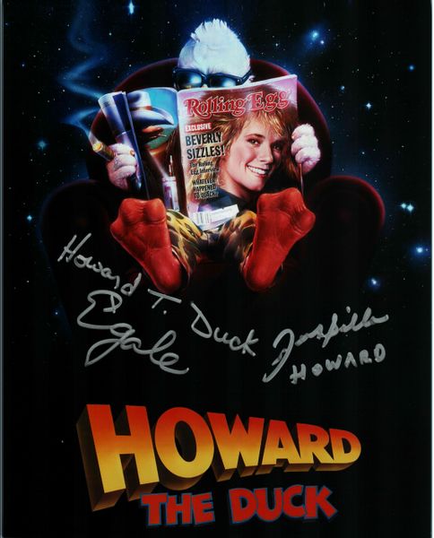 Ed Gale and Felix Silla dual autograph 8x10, Howard the Duck, VERY RARE