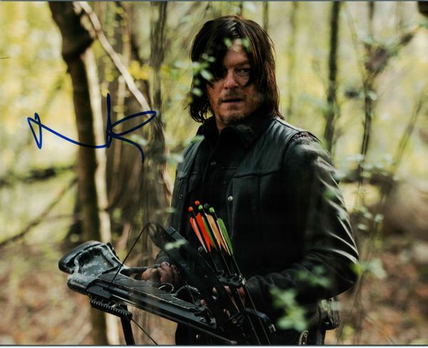 Norman Reedus autograph 8x10, The Walking Dead